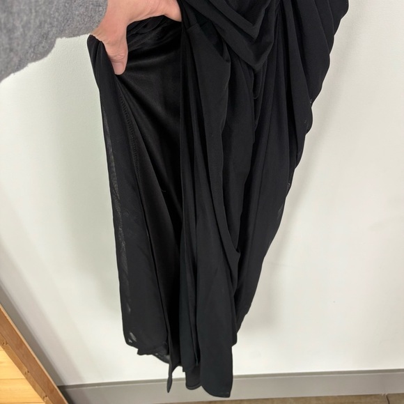 Tadashi Vintage Black Maxi Length Formal Dress Size L - Picture 9 of 11